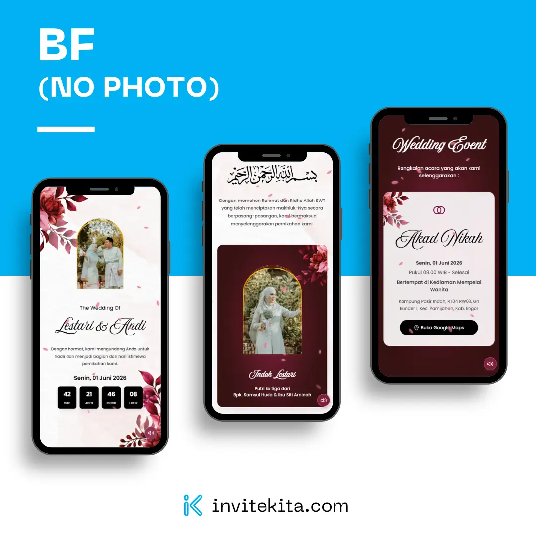 Tema Undangan BF (No-Photo)
